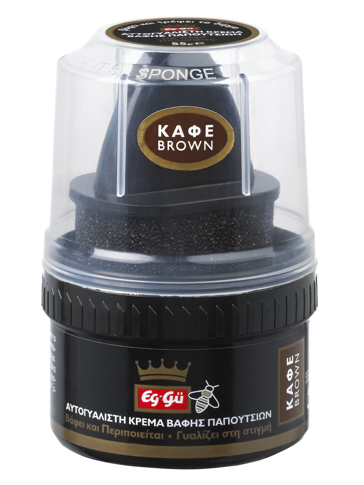 Eg-Gu Κρέμα Γυαλίσματος Καφέ 55ml